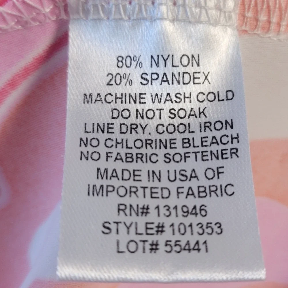 Jude Connally Made in USA Shift Dress Geometric Floral Sz XS *Runs Big* HG4514‎